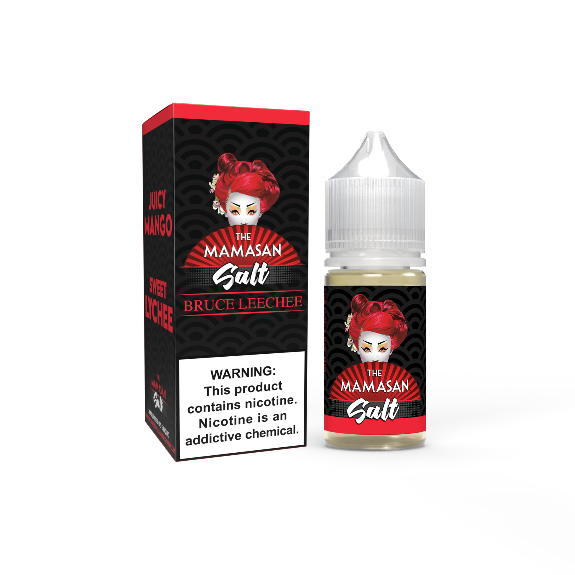 Bruce leechee salt 30ml vape box
