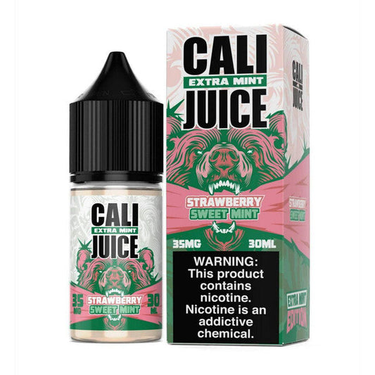 Best Deal Cali Juice Extra Mint Salt 30mL Series - Strawberry Sweet Mint