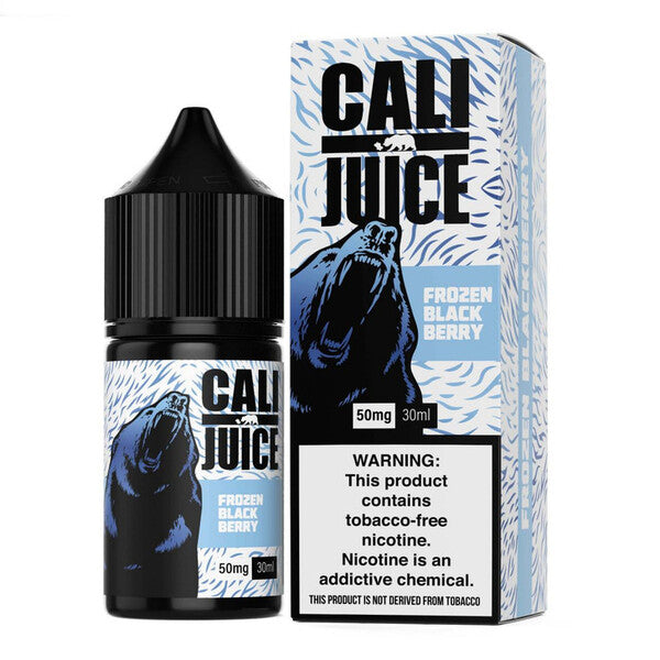 Best Deal Cali Juice Salt 30mL Vape Juice Series - Frozen Blackberry