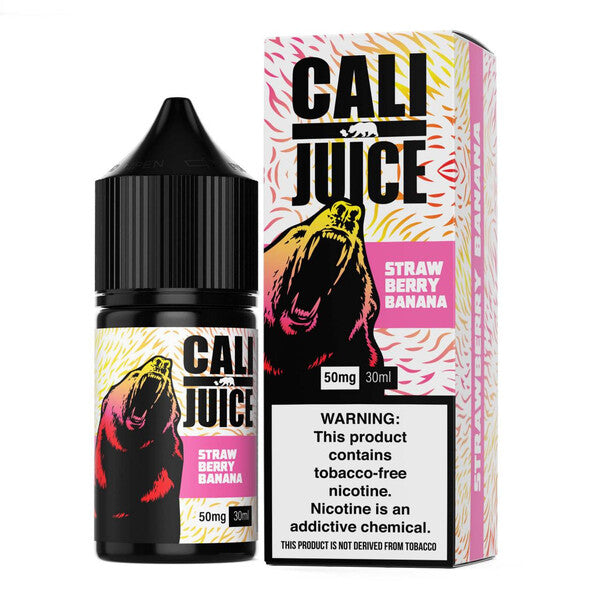 Best Deal Cali Juice Salt 30mL Vape Juice Series - Strawberry Banana