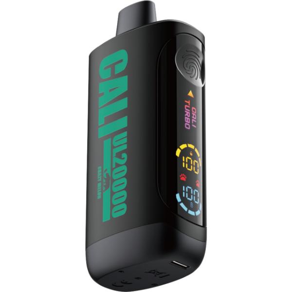 Best Deal Cali UL20000 Black Series Disposable Vape 20mL (5 Pack) - Crazy Melon