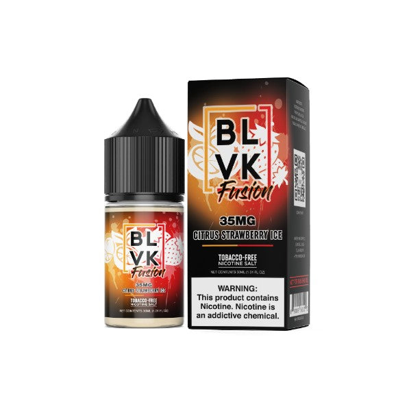 Best Deal BLVK Fusion Salt 30mL Vape Juice - Citrus Strawberry Ice