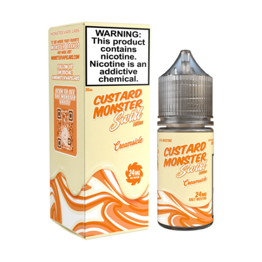Best Deal Custard Monster Swirl Edition Salt 30mL Vape Juice - Creamsicle