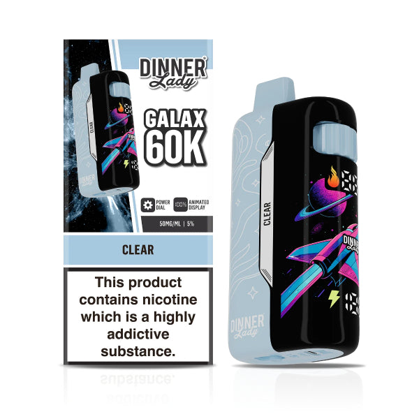 Dinner Lady Galax 60,000 Disposable Vape Clear