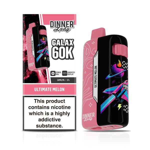Dinner Lady Galax 60,000 Disposable Vape Ultimate Melon