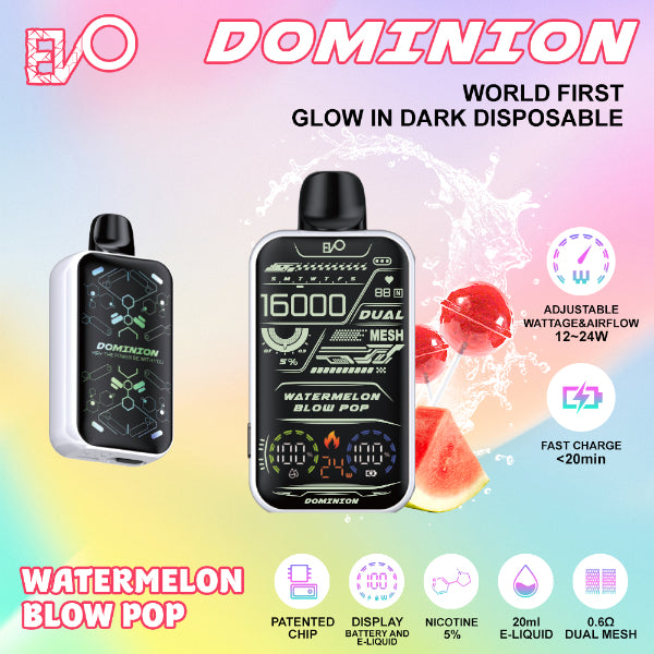 EVO Dominion 16,000 Puffs Disposable
