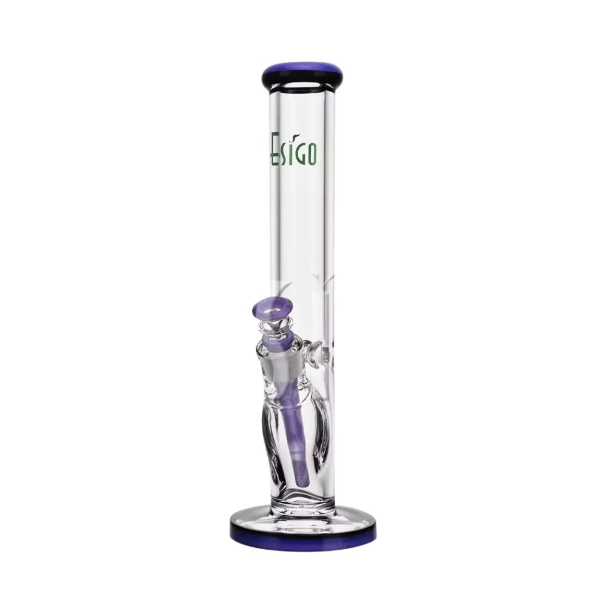 13.5" Straight Slime Series Glass Bong w/ 14mm bowl