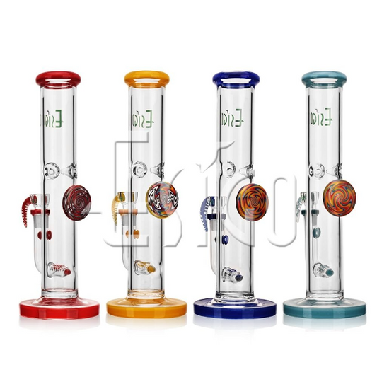 13" Chromatic Swirl Glass Water Pipe