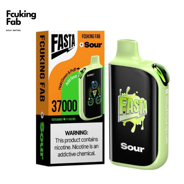 Fasta Burrst V2 37,000 Puffs Disposable Vape Fcuking Fab + Sour