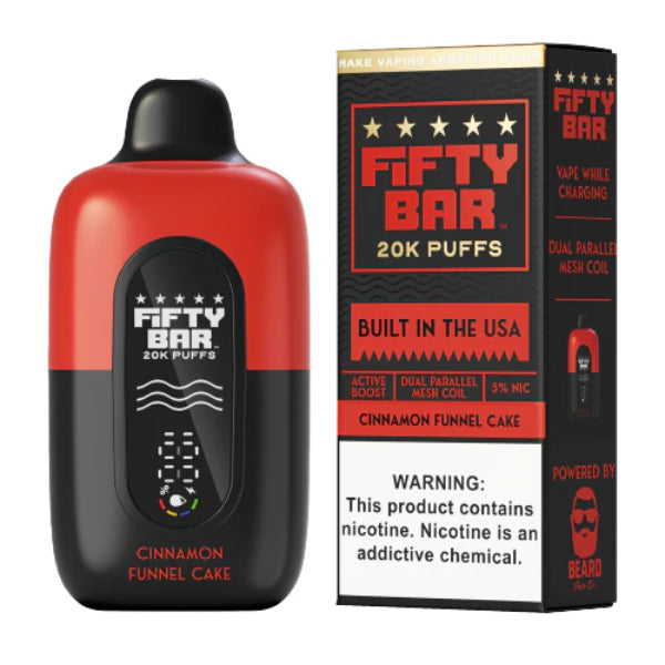 Fifty Bar 20,000 Puffs Disposable Vape - $12.99 eJuices.co Fifty Bar 20,000 Puffs Disposable Vape - $12.99 eJuices.co