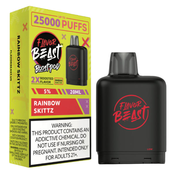 Flavor Beast Level X Boost Pods 25,000 Puffs (battery not included) - $1.99 eJuices.co Flavor Beast Level X Boost Pods 25,000 Puffs (battery not included) - $1.99 eJuices.co