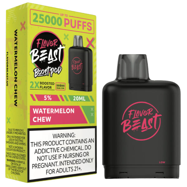 Flavor Beast Level X Boost Pods 25,000 Puffs (battery not included) - $1.99 eJuices.co Flavor Beast Level X Boost Pods 25,000 Puffs (battery not included) - $1.99 eJuices.co