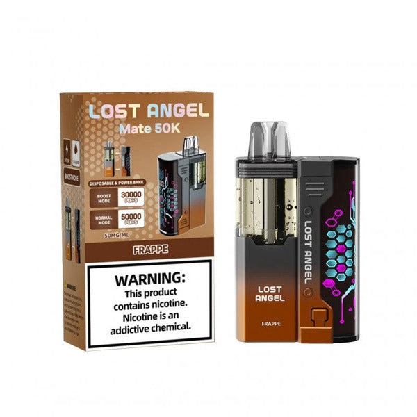Best Deal Lost Angel Mate 50,000 Puffs Disposable Kit 5-Pack - Frappe