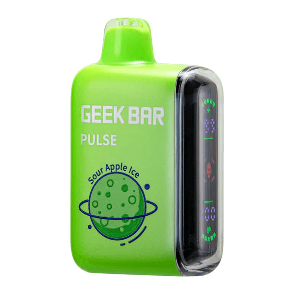 Geek Bar Pulse 15,000 Puffs Disposable (Texas Edition) Sour Apple Ice