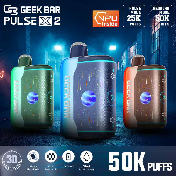 Geek Bar Pulse X2 50K Puffs Disposable