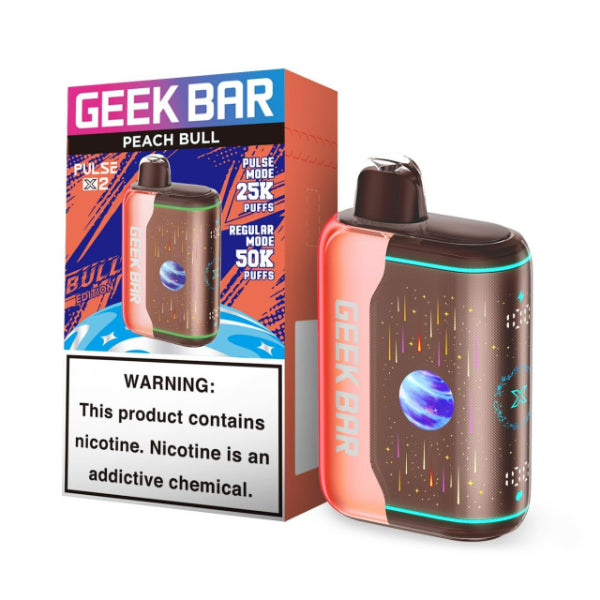 Geek Bar Pulse X2 50K Puffs Disposable Peach Bull