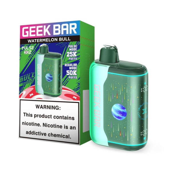 Geek Bar Pulse X2 50K Puffs Disposable Watermelon Bull