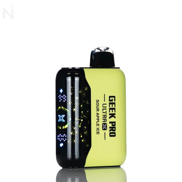 Best Deal Geek Pro Ultra X 45,000 Puffs Disposable - Sour Apple Ice