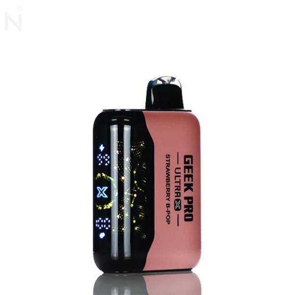 Geek Pro Ultra X 45,000 Puffs Disposable - Strawberry B-Pop
