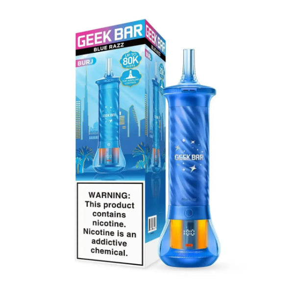 Geek Bar Burj 80,000 Puffs Shisha Disposable Blue Razz