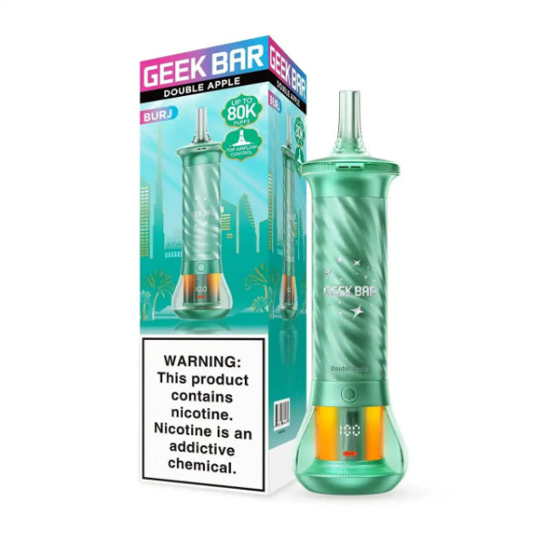 Geek Bar Burj 80,000 Puffs Shisha Disposable Double Apple