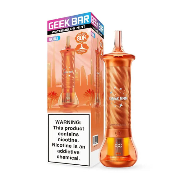 Geek Bar Burj 80,000 Puffs Shisha Disposable Watermelon Mint