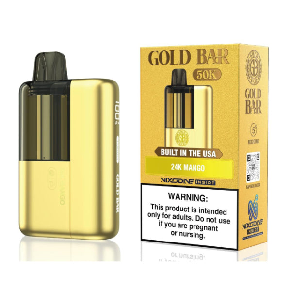 Gold Bar Max Nixodine 50,000 Puffs Disposable Kit