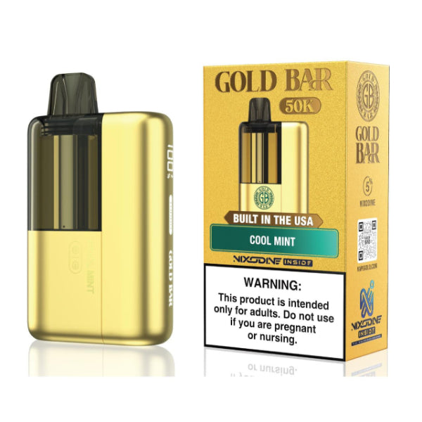 Gold Bar Max Nixodine 50,000 Puffs Disposable Kit