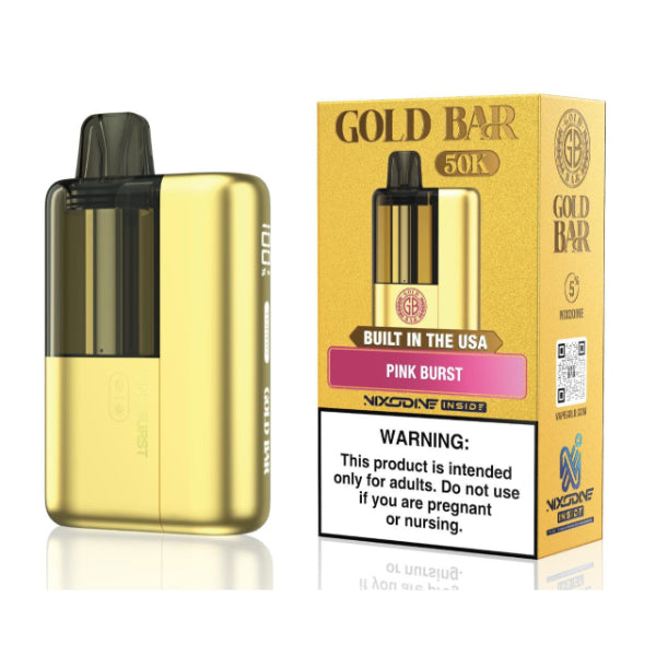 Gold Bar Max Nixodine 50,000 Puffs Disposable Kit