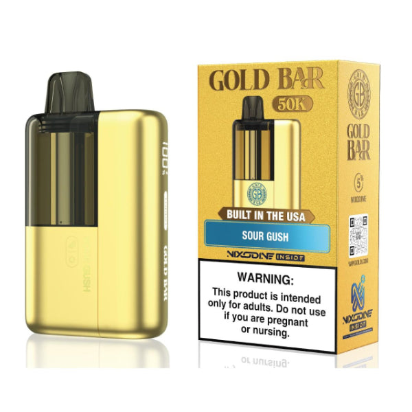 Gold Bar Max Nixodine 50,000 Puffs Disposable Kit