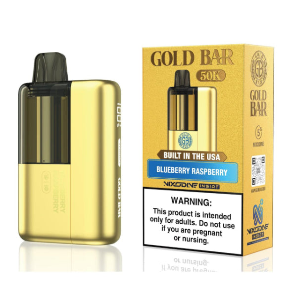 Gold Bar Max Nixodine 50,000 Puffs Disposable Kit