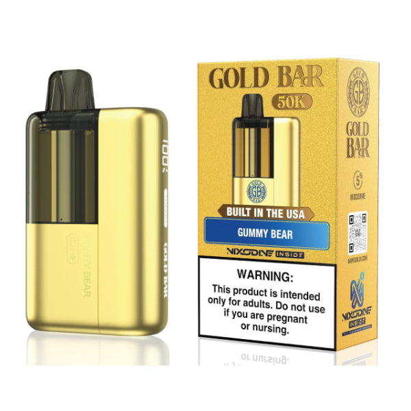 Gold Bar Max Nixodine 50,000 Puffs Disposable Kit