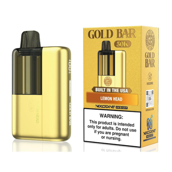 Gold Bar Max Nixodine 50,000 Puffs Disposable Kit