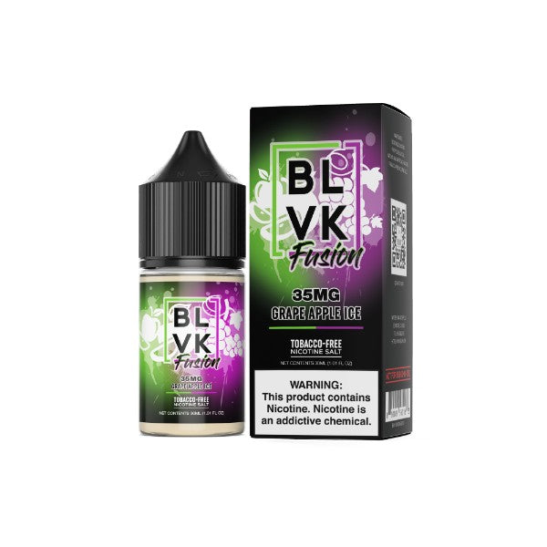 Best Deal BLVK Fusion Salt 30mL Vape Juice - Grape Apple Ice