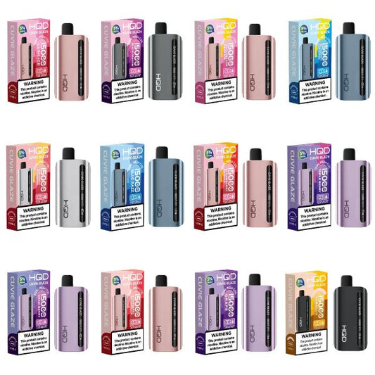 Best Deals - HQD Cuvie Glaze 15,000 Puffs Disposable
