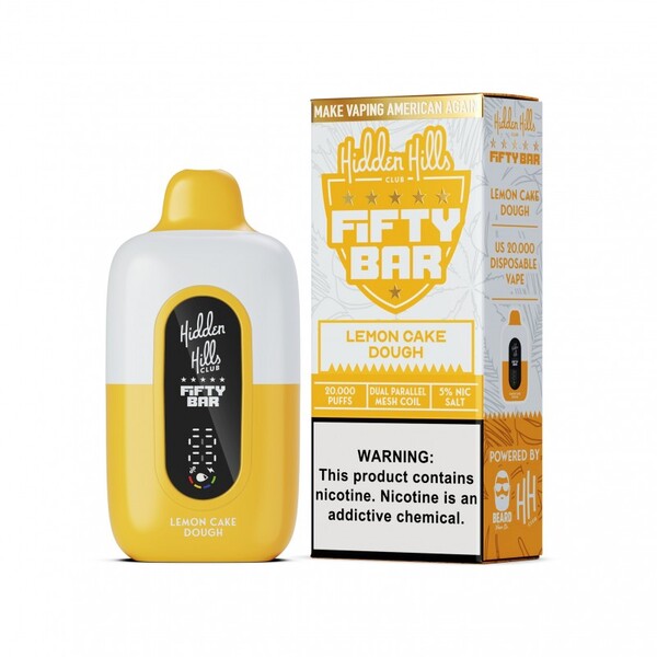Hidden Hills x Fifty Bar 20K Disposable Vape