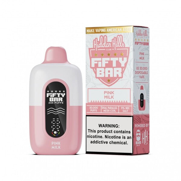 Hidden Hills x Fifty Bar 20K Disposable Vape - $15.00 eJuices.co Hidden Hills x Fifty Bar 20K Disposable Vape - $15.00 eJuices.co