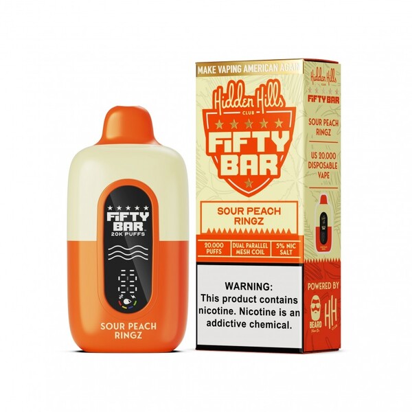 Hidden Hills x Fifty Bar 20K Disposable Vape