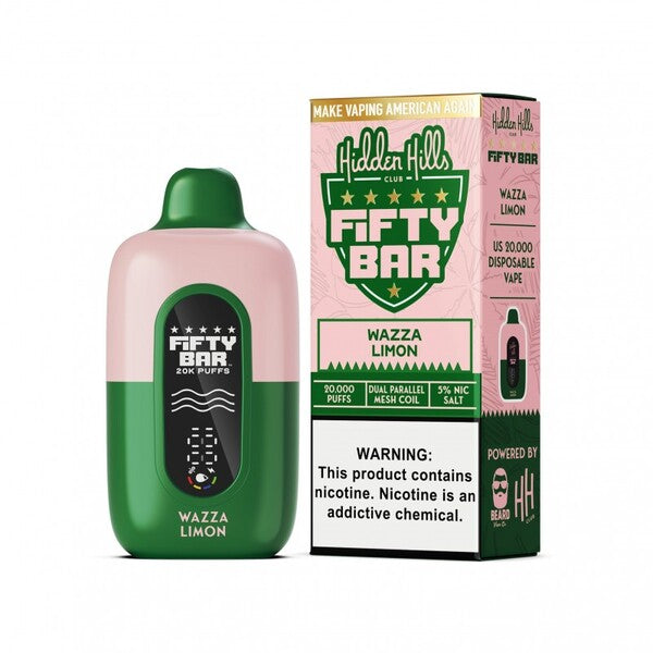 Hidden Hills x Fifty Bar 20K Disposable Vape