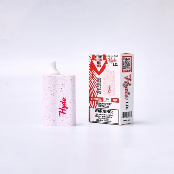 Hyde I.D. Recharge 4500 Puffs Disposable 10 Pack Strawberry Birthday