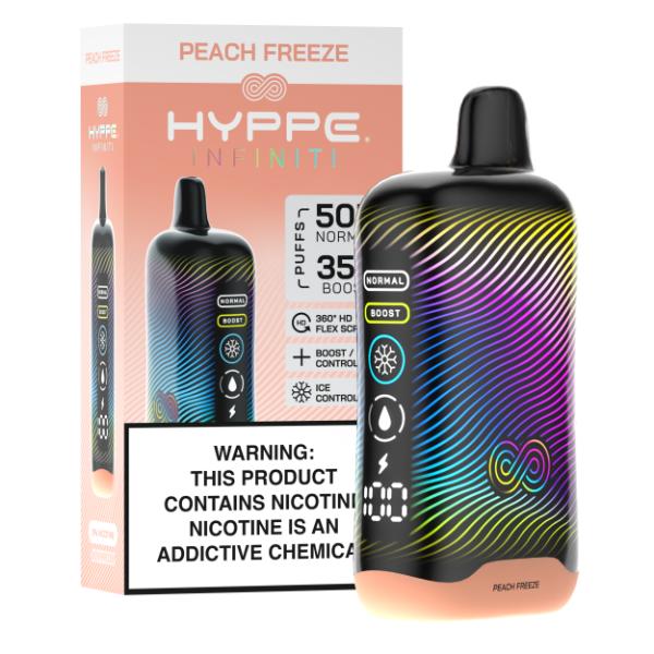 Hyppe Infiniti 50,000 Puffs Disposable - Peach Freeze