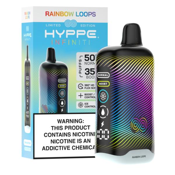 Hyppe Infiniti 50,000 Puffs Disposable - Rainbow Loops
