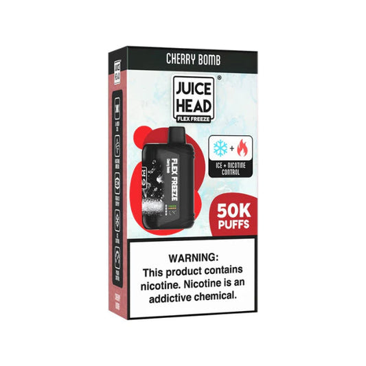 Juice Head Flex Freeze 50K Ice + Nic Control Cherry Bomb