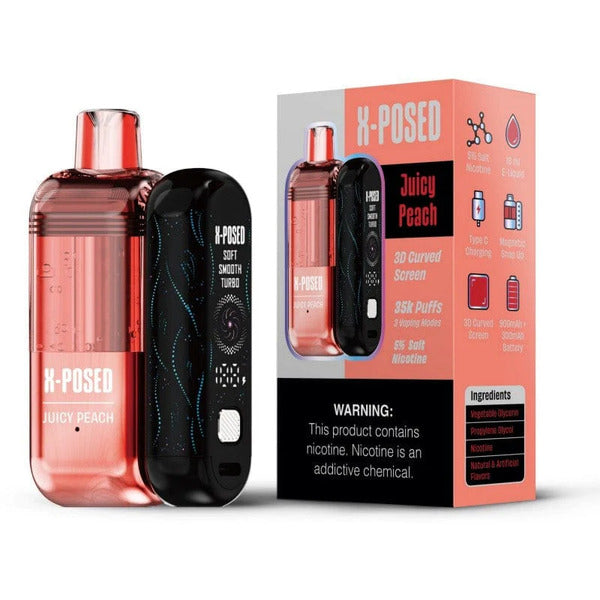 Best Deal X-Posed 35,000 Puffs Disposable Vape Kit - Juicy Peach