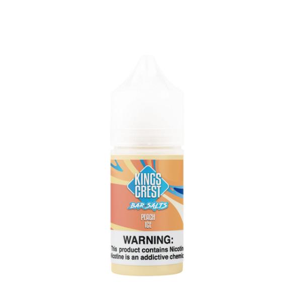 Best Deal King's Crest Salt 30ML Vape Juice - Peach Ice