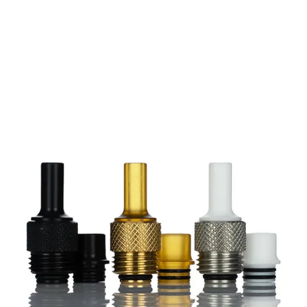 Knurled Integrated Fast Nut 510 Adapter and Drip Tip Set