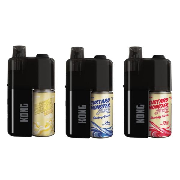 Kong by Zilla x Custard Monster Salt 30ml - 30K Puff Disposable