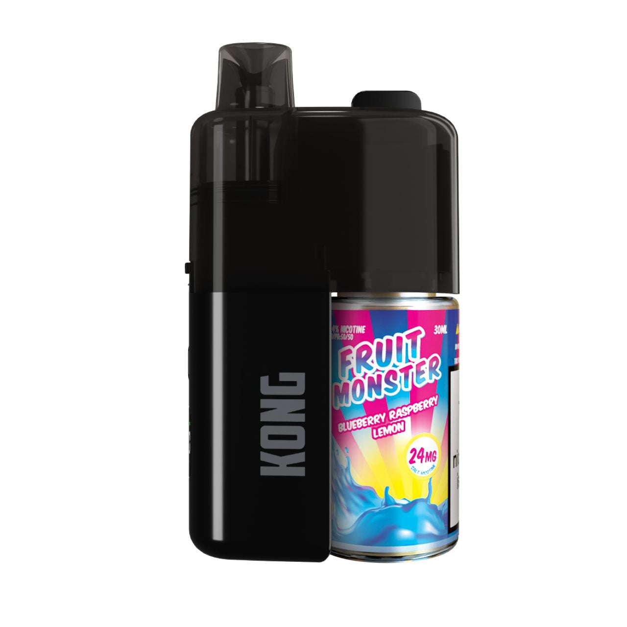 Best Deals - Kong by Zilla x Fruit Monster Salt 30mL 30k Puff Disposable - Blueberry Raspberry Lemon