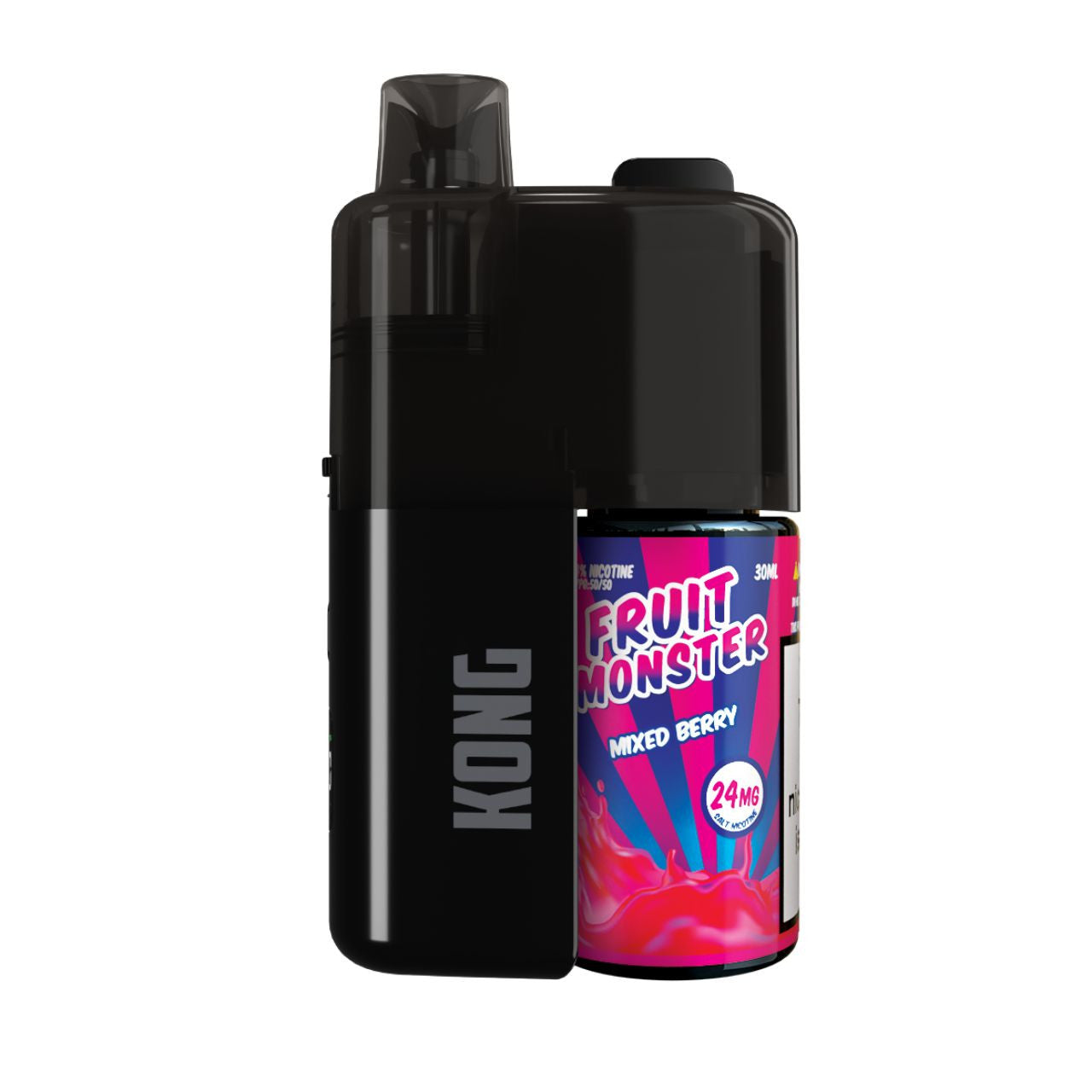 Best Deals - Kong by Zilla x Fruit Monster Salt 30mL 30k Puff Disposable - Mixed Berry