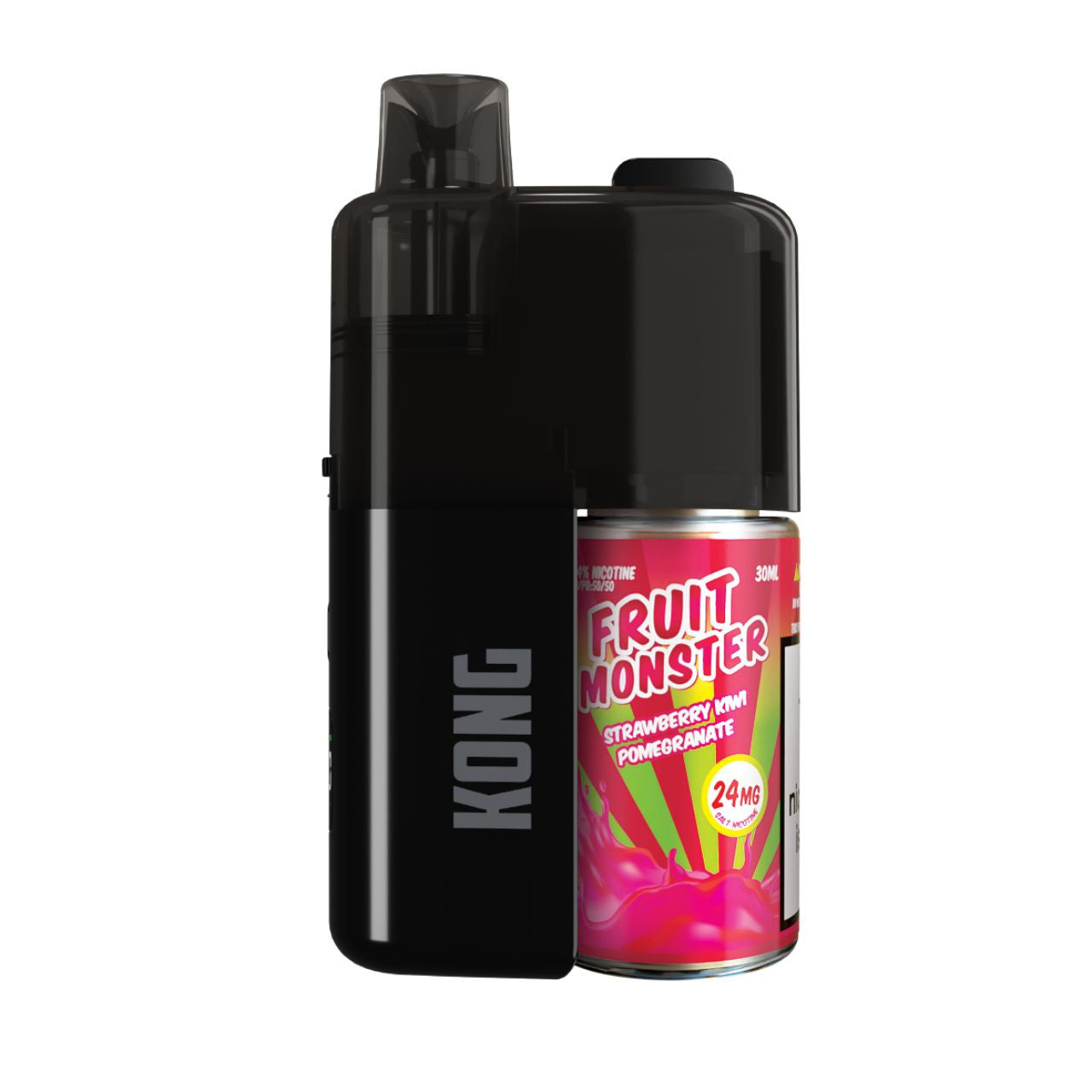 Best Deals - Kong by Zilla x Fruit Monster Salt 30mL 30k Puff Disposable - Strawberry Kiwi Pomegranate